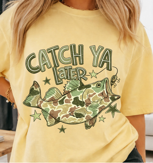 Catch Ya Later Camo Fish