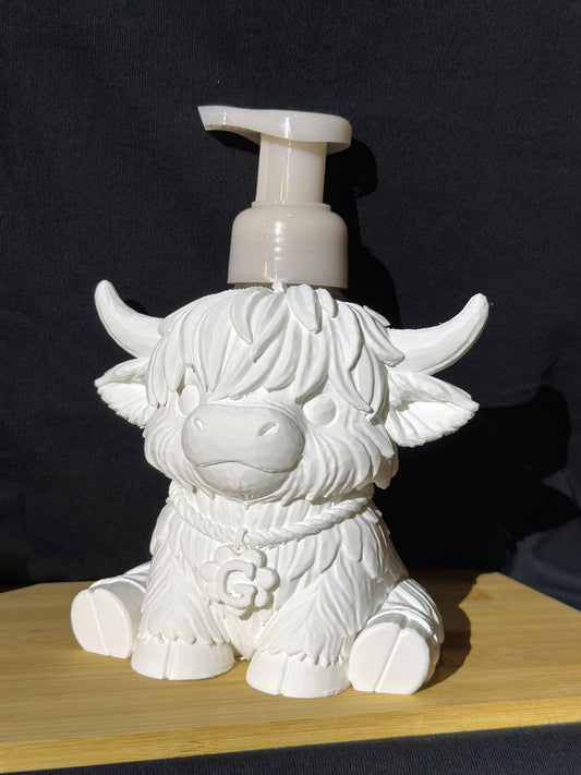Highland Cow Hand Soap Holder