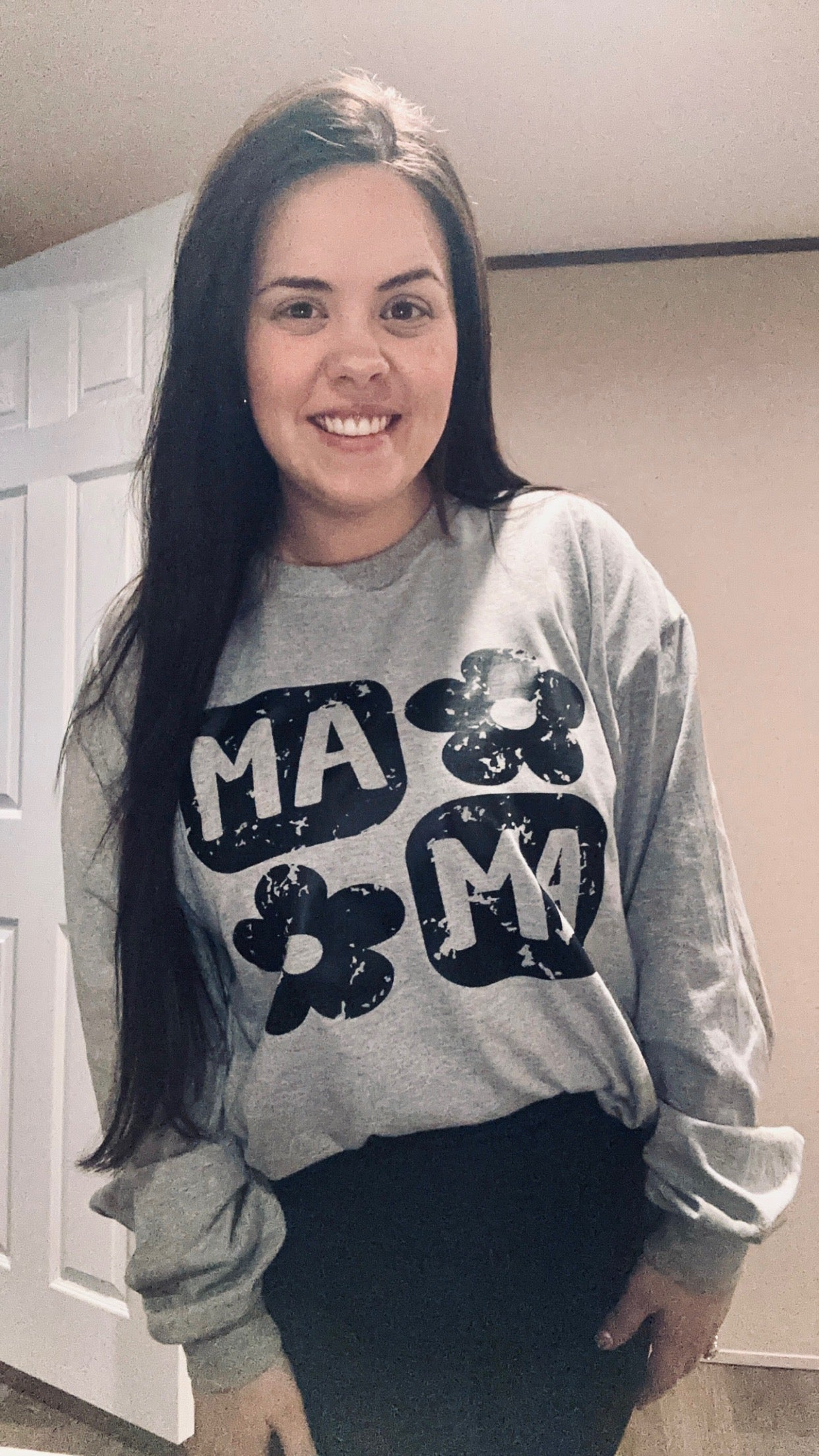 Mama  Floral Tee