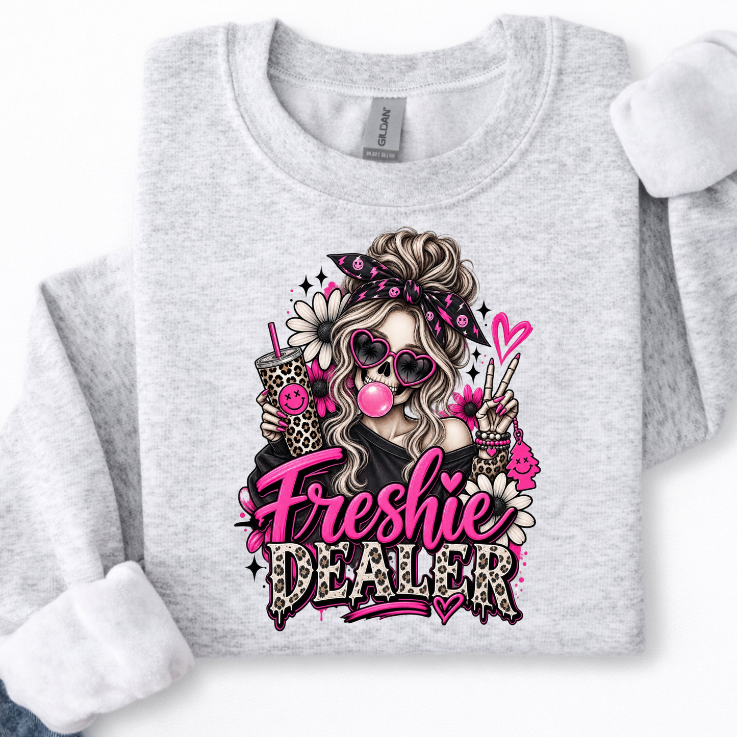 Freshie Dealer peace sign